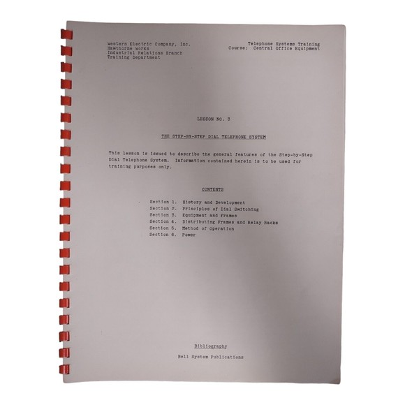 1960's General Telephone Company Of The Northest Manuels Textbooks Lot of 4 - Picture 8 of 8